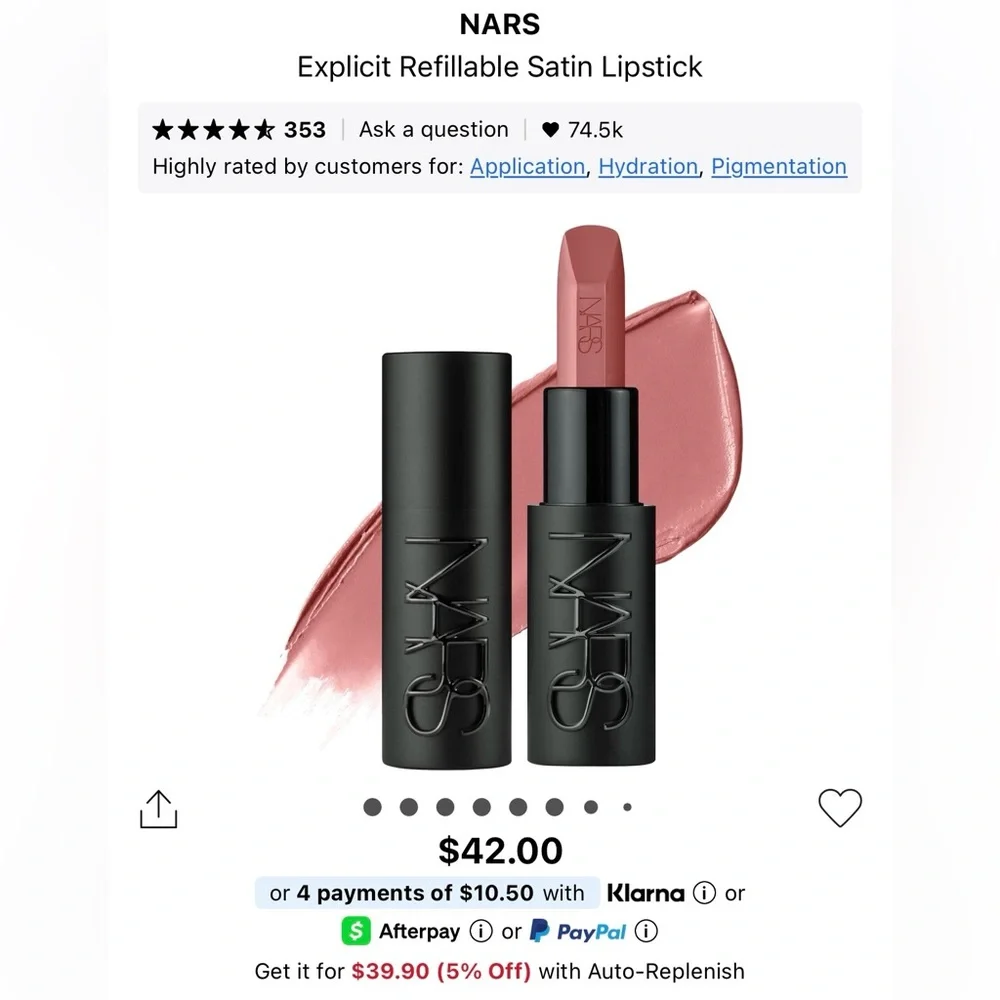 NARS Envy Lipstick - Warm Nude